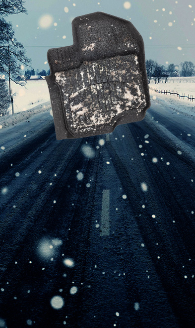 Snow on a FloorLiner HP